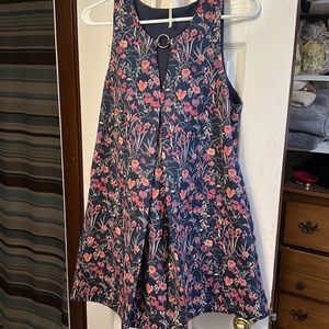 Free People Brocade floral dress